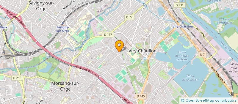 localisation de l'entreprise SCI CASA NOEMIA à VIRY-CHATILLON