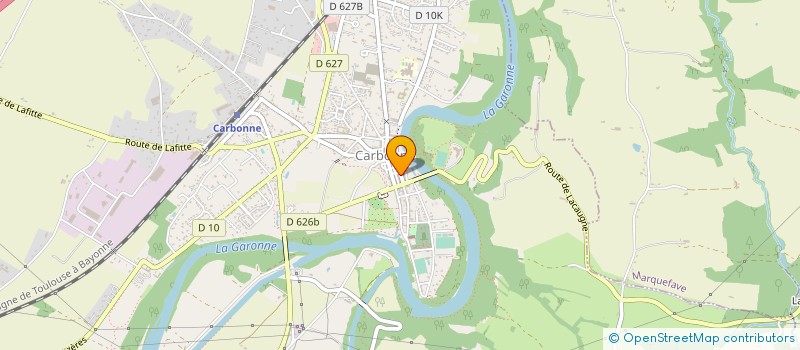 localisation de l'entreprise SCI CASA-NOSTRA  CARBONNE