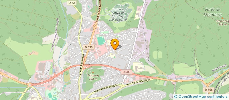 localisation de l'entreprise SCI CASA NOSTRA  SAINT-AVOLD