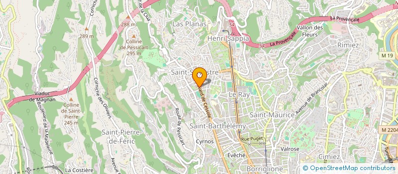 localisation de l'entreprise SCI CASA NOSTRA  NICE