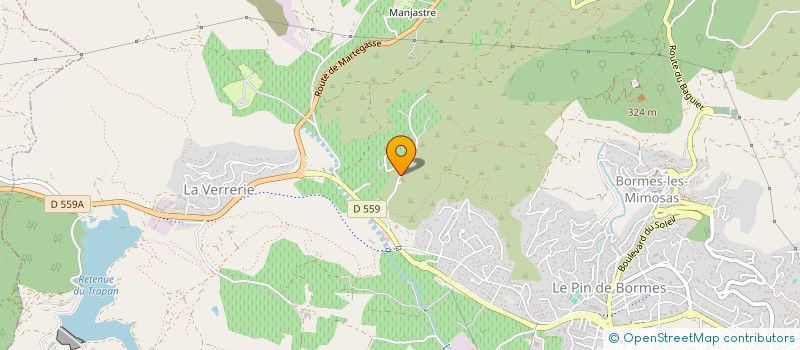localisation de l'entreprise SCI CASA NOSTRA à BORMES-LES-MIMOSAS
