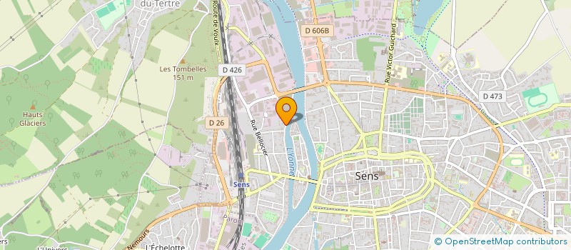 localisation de l'entreprise SCI CASA-NOVA à SENS
