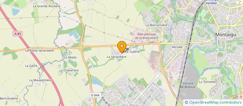 localisation de l'entreprise SCI CASA NOVA à MONTAIGU-VENDEE