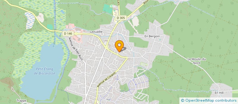 localisation de l'entreprise SCI CASA NUESTRA  BISCARROSSE