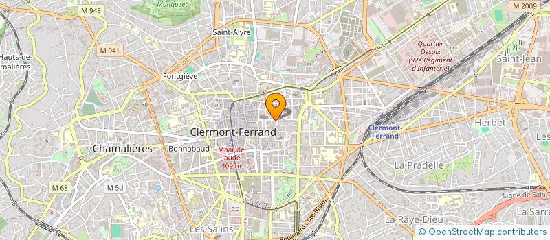 localisation de l'entreprise SCI CASA NUEVA  CLERMONT-FERRAND