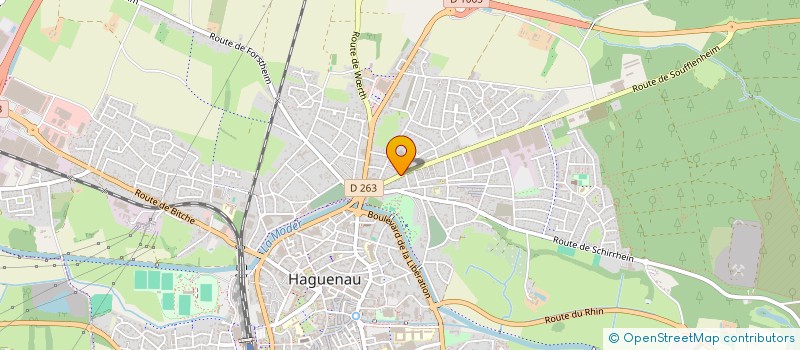 localisation de l'entreprise SCI CASA NUOVA  HAGUENAU