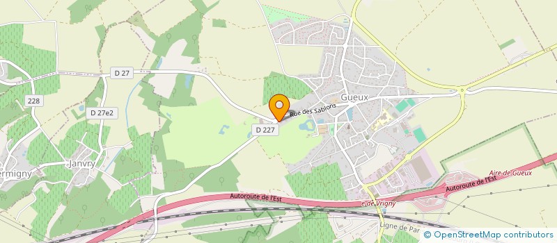 localisation de l'entreprise SCI CASA RIVA  GUEUX