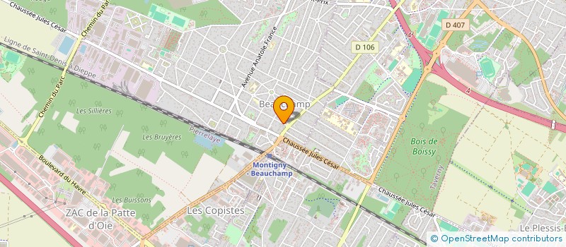 localisation de l'entreprise SCI CASA ROCHA  BEAUCHAMP