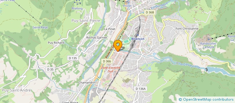 localisation de l'entreprise SCI CASA-SE  BRIANCON