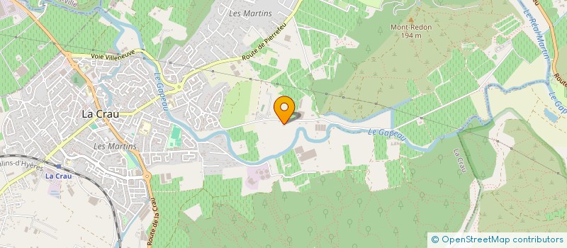 localisation de l'entreprise SCI CASA SECRETA  LA CRAU