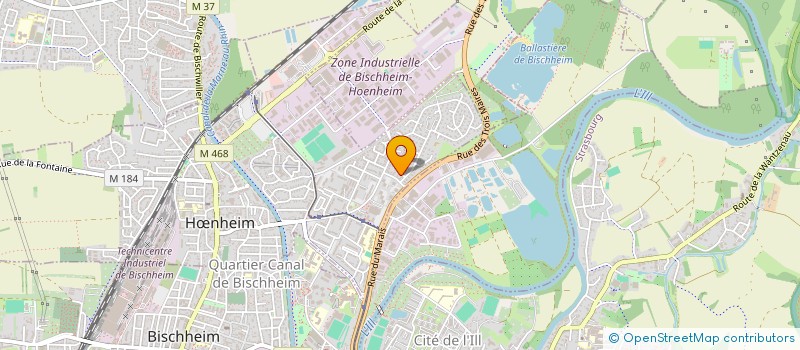 localisation de l'entreprise SCI CASA TIGLIO  HNHEIM