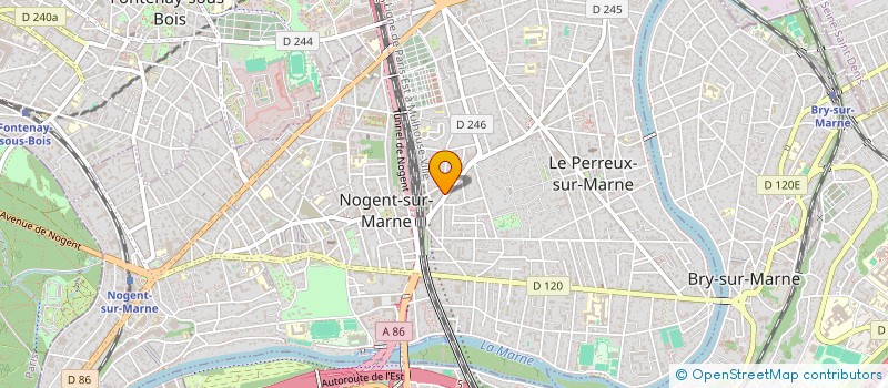 localisation de l'entreprise SCI CASA25  LE PERREUX-SUR-MARNE
