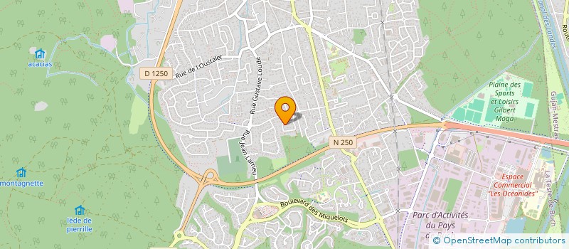 localisation de l'entreprise SCI CASABAL à LA TESTE-DE-BUCH