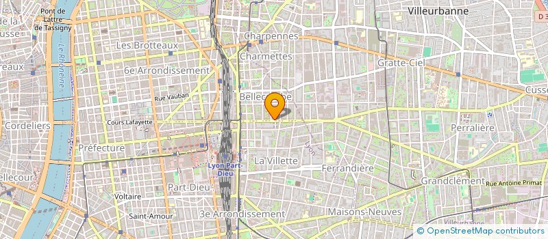 localisation de l'entreprise SCI CASABIEL PAYET TECHER  LYON