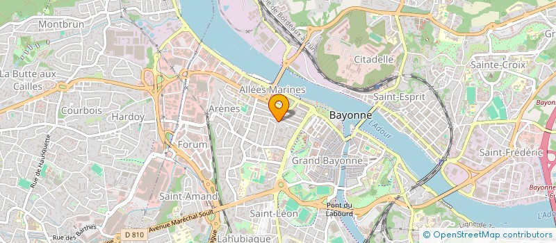 localisation de l'entreprise SCI CASAC à BAYONNE