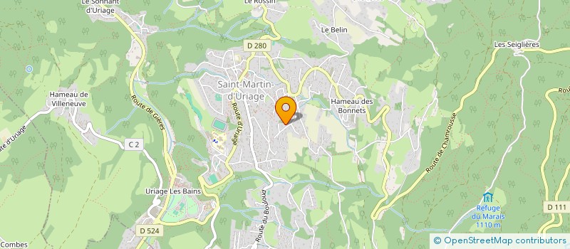 localisation de l'entreprise SCI CASACCI LE BOULOUD  SAINT-MARTIN-D'URIAGE
