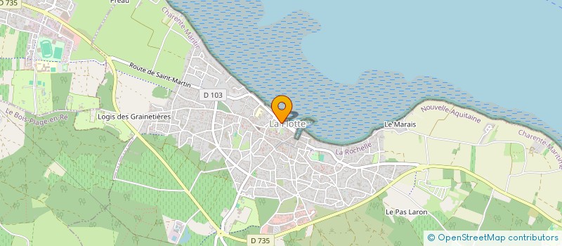 localisation de l'entreprise SCI CASADAAS  LA FLOTTE