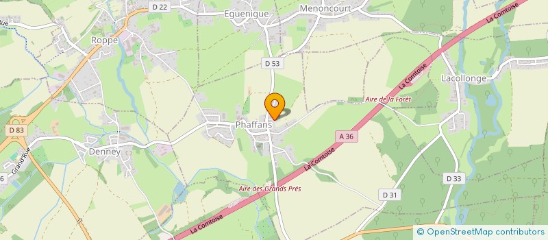 localisation de l'entreprise SCI CASADEI à PHAFFANS