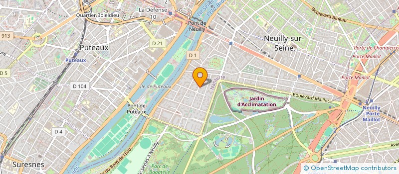 localisation de l'entreprise SCI CASADEL à NEUILLY-SUR-SEINE