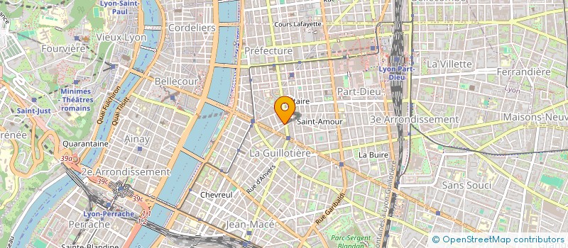 localisation de l'entreprise SCI CASADELE  LYON