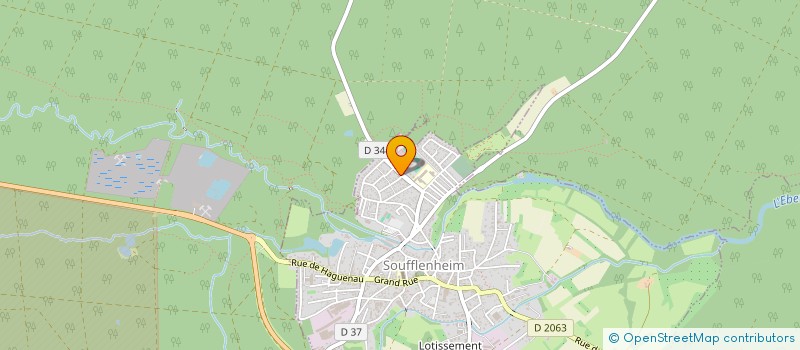 localisation de l'entreprise SCI CASADENO  SOUFFLENHEIM