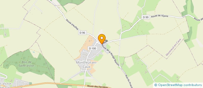 localisation de l'entreprise SCI CASADIMA  MONTREUIL-EN-CAUX