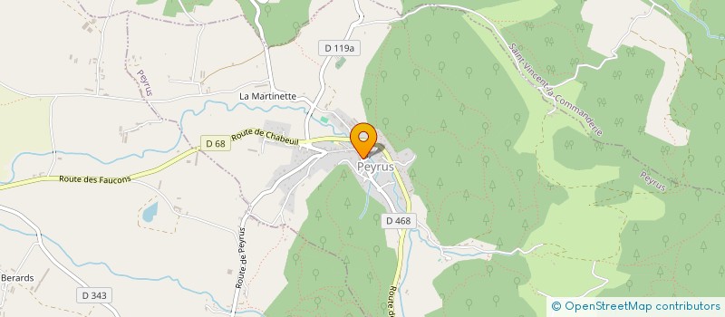 localisation de l'entreprise SCI CASADOBLE  BOURG-DE-PEAGE