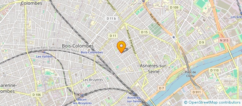 localisation de l'entreprise SCI CASAER à ASNIERES-SUR-SEINE