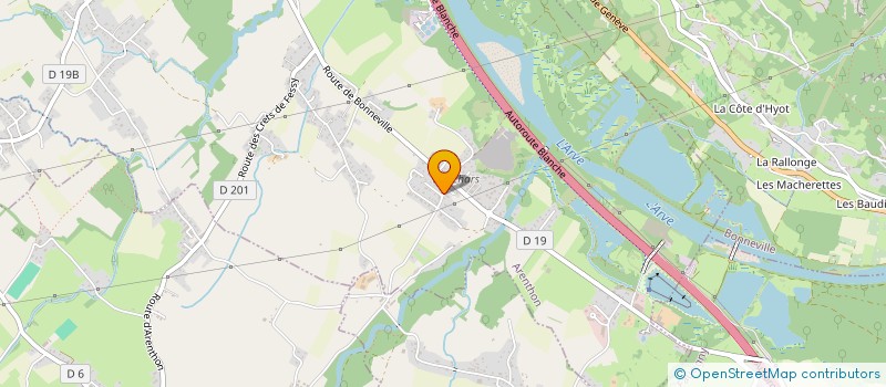 localisation de l'entreprise SCI CASAFLORY  ARENTHON