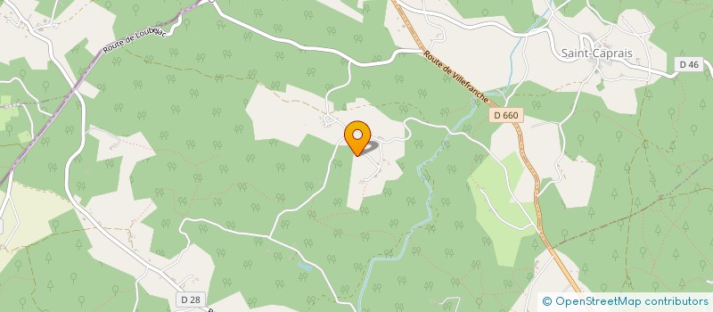 localisation de l'entreprise SCI CASAGILANE  FRAYSSINET-LE-GELAT