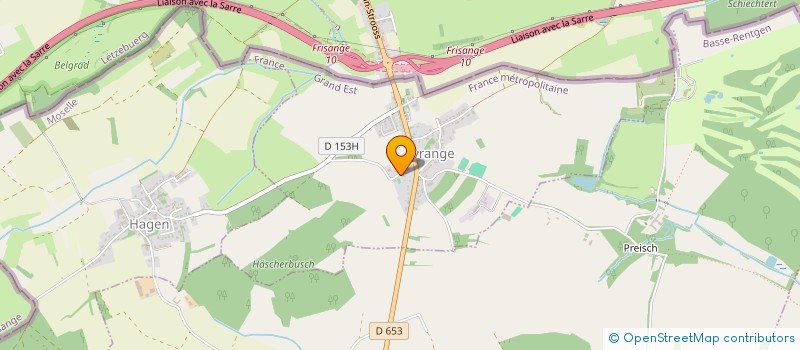 localisation de l'entreprise SCI CASAGRANDE  EVRANGE