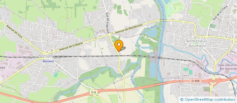 localisation de l'entreprise SCI CASAGRANDE  BONSON