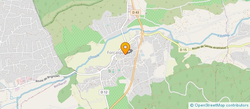 localisation de l'entreprise SCI CASAL  FORCALQUEIRET