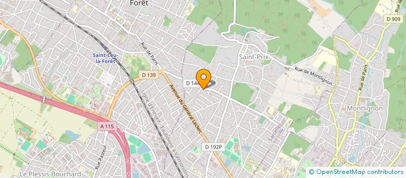 localisation de l'entreprise SCI CASALE INVEST à SAINT-PRIX