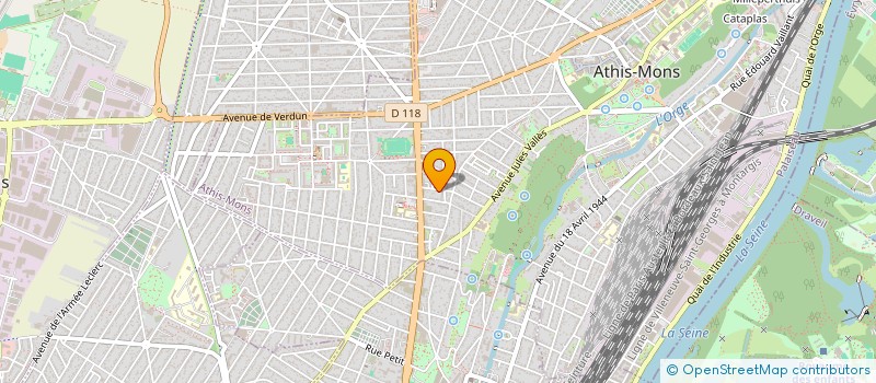 localisation de l'entreprise SCI CASALEMMAX à ATHIS-MONS