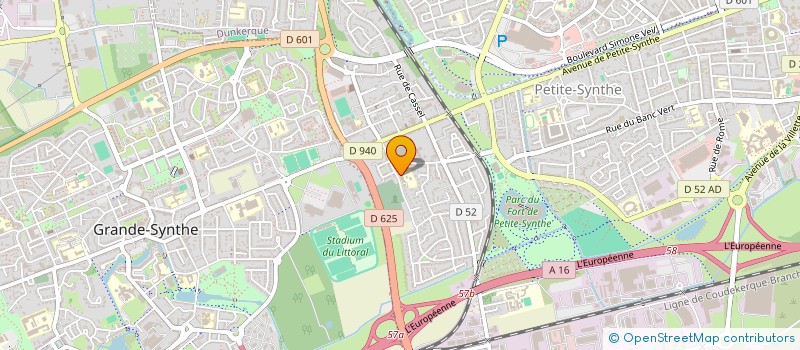 localisation de l'entreprise SCI CASALI à DUNKERQUE