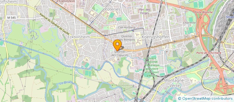 localisation de l'entreprise SCI CASALMA  STRASBOURG