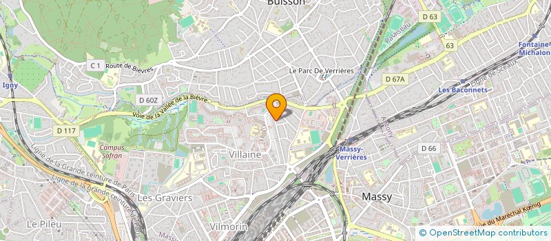 localisation de l'entreprise SCI CASALOU  MASSY