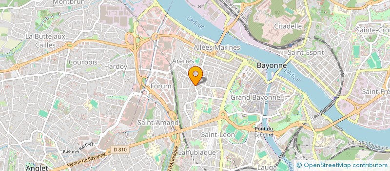 localisation de l'entreprise SCI CASALS  BAYONNE