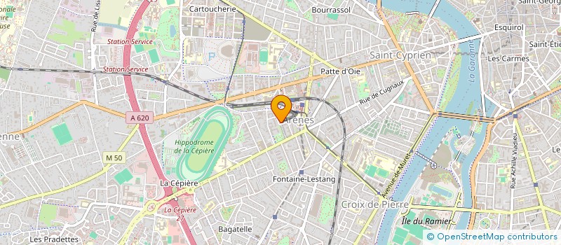 localisation de l'entreprise SCI CASALUCIE  TOULOUSE