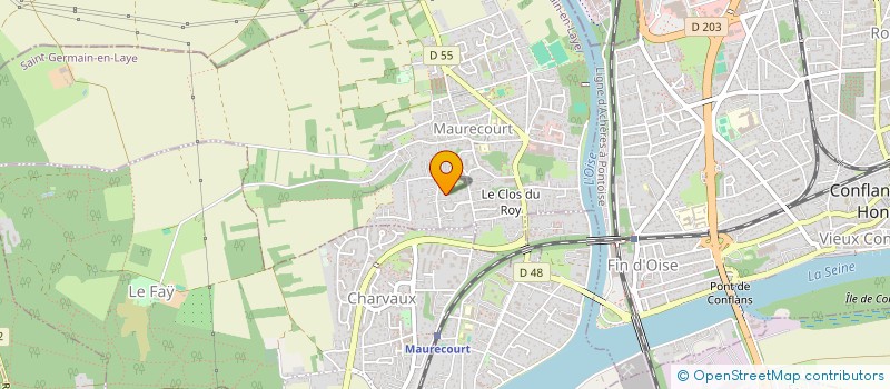 localisation de l'entreprise SCI CASAM  MAURECOURT