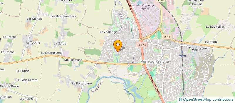 localisation de l'entreprise SCI CASAMAER  VERN-SUR-SEICHE