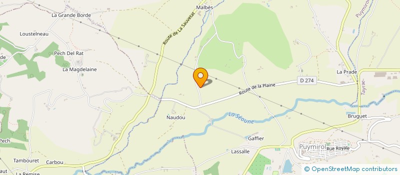 localisation de l'entreprise SCI CASAMANCE  PUYMIROL