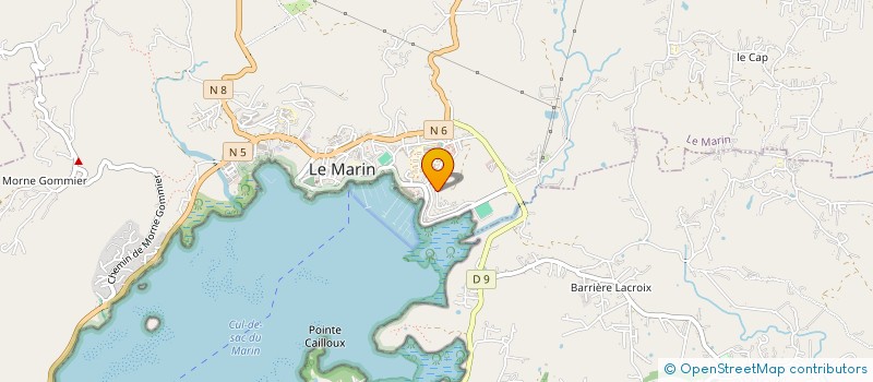 localisation de l'entreprise SCI CASAMARINA  LE MARIN