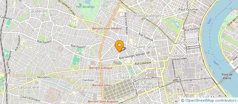 localisation de l'entreprise SCI CASAMASSIMA  BORDEAUX