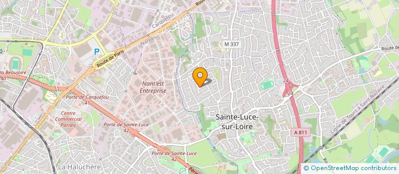 localisation de l'entreprise SCI CASAME  SAINTE-LUCE-SUR-LOIRE