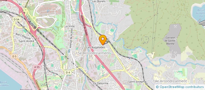 localisation de l'entreprise SCI CASAMEN à MARSEILLE 15EME