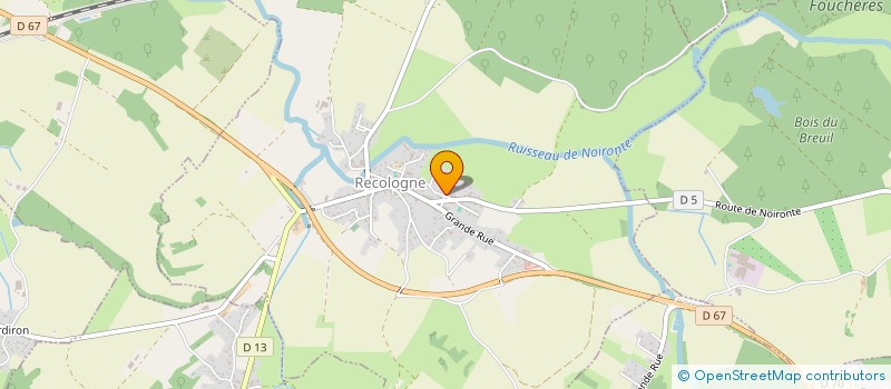 localisation de l'entreprise SCI CASAMENE  RECOLOGNE