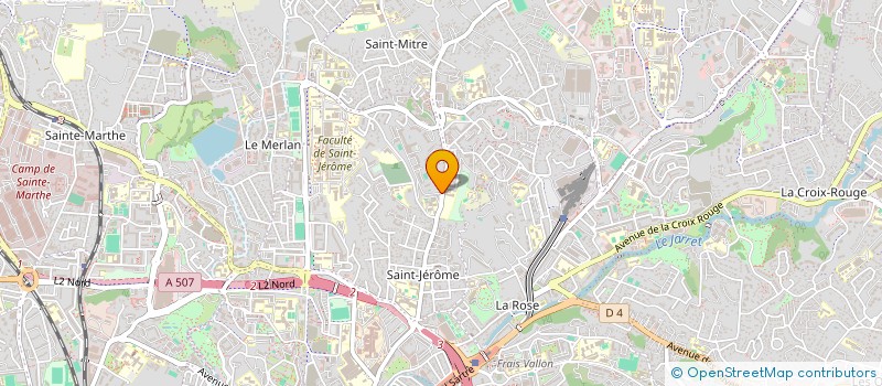 localisation de l'entreprise SCI CASAMI à MARSEILLE