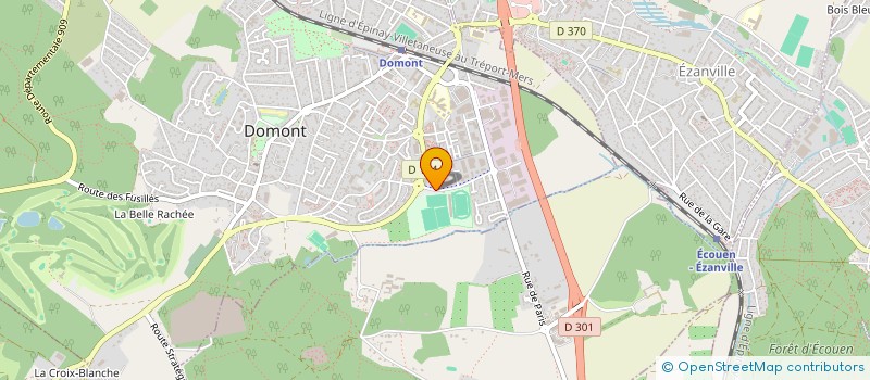 localisation de l'entreprise SCI CASAMIA  DOMONT